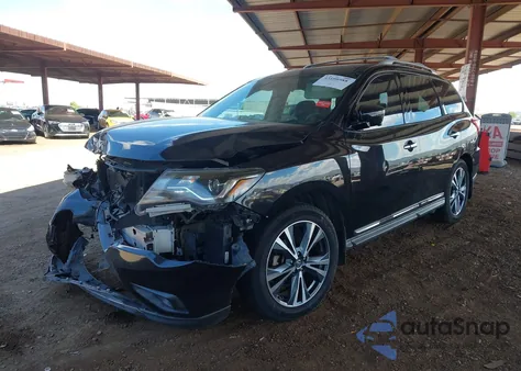2017 Nissan Pathfinder Platinum from USA, damaged, VIN 5N1DR2MN7HC602716